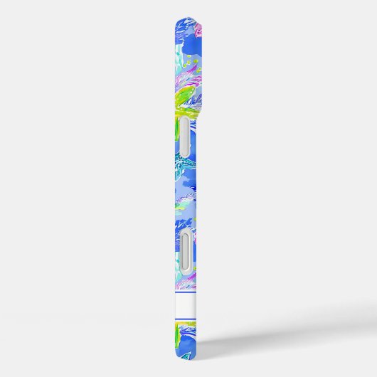 Watercolor Starfish Monogrammed Case-Mate iPhoneケース (裏面 / 右)