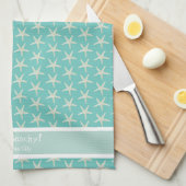 Watercolor Starfish Pattern キッチンタオル (四つ折り)