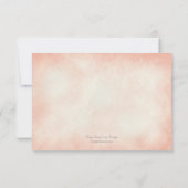 Watercolor Starfish RSVP/Response Card Carol 出欠カード (裏面)