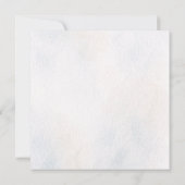 Watercolor Stone Chapel Spring Save the Date Card セーブザデート (裏面)