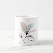 Watercolor Stunning Flower Design Mug モーフィングマグカップ (中央)