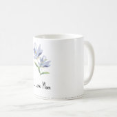Watercolor-style floral design mug コーヒーマグカップ (正面右)