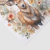 Watercolor Style Illustrations of Male Deer Bucks 薄葉紙 (詳細)