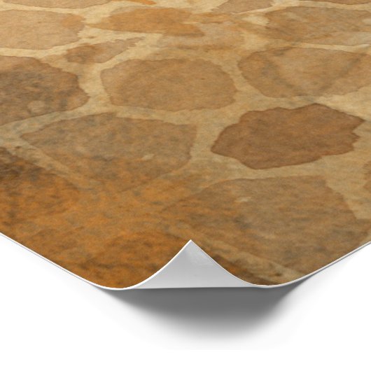 Watercolor Succulent Wreath Cactus Monogram Photo ポスター (角)