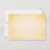 Watercolor Sunflower Rustic Style サンキューカード (裏面)