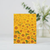 Watercolor Sunflowers 🌻 ポストカード (スタンド正面)