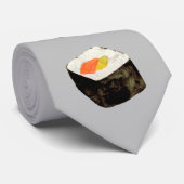 Watercolor Sushi Seafood ネクタイ (ロール)