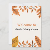 Watercolor Teddy Bear Hot Air Balloon Baby Shower 招待状 (正面)