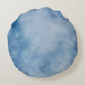 Watercolor texture background paint ラウンドクッション (裏面)