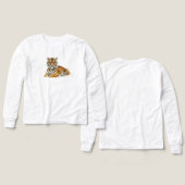 Watercolor Tiger Illustration – Majestic Wildlife  (デザイン 正面＆背面)