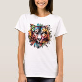 Watercolor Tiger Tシャツ (正面)
