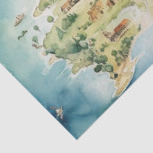 Watercolor Travel Map 薄葉紙 (詳細)