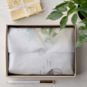 Watercolor Travel Map 薄葉紙 (ギフト)