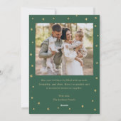 Watercolor Tree Merry Christmas Holiday Card シーズンカード (裏面)