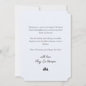 Watercolor Tree Non Photo Watercolor Christmas カード (裏面)