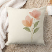 Watercolor Tulip Mother’s Day  クッション (ブランケット)