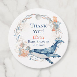 Watercolor Under the Sea Seashell Wreath  フェイバータグ