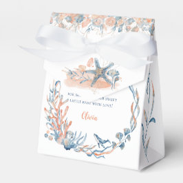 Watercolor Under the Sea Whale Baby Shower フェイバーボックス