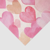 Watercolor Valentine Hearts 薄葉紙 (詳細)