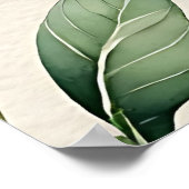 Watercolor Vegetable Garden Pattern ポスター (角)