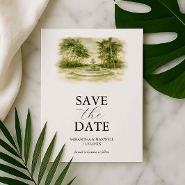 Watercolor Venue Save The Date Template セーブザデート