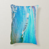 Watercolor Waves  アクセントクッション (裏面(縦))