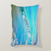 Watercolor Waves  アクセントクッション (正面(垂直))