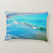 Watercolor Waves  アクセントクッション (裏面)