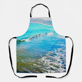 Watercolor Waves  エプロン