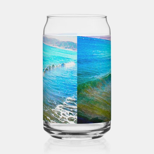 Watercolor Waves ガラス缶 (左)
