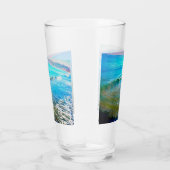 Watercolor Waves タンブラーグラス (右)