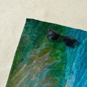 Watercolor Waves ビーチタオル (インサイチュ)