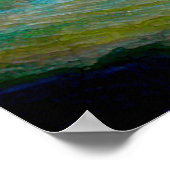 Watercolor Waves  ポスター (角)