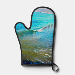 Watercolor Waves  鍋つかみ