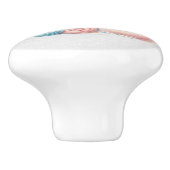 Watercolor Whimsical Airplane セラミックノブ (側面)