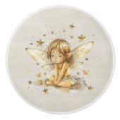 Watercolor Whimsical Fairy セラミックノブ (正面)