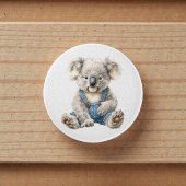 Watercolor Whimsical Personalized Koala Bear セラミックノブ