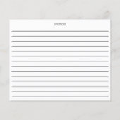 Watercolor Whisk Double-Sided Recipe Card (裏面)