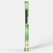 Watercolor White Floral Botanical Phone Case Samsung Galaxyケース (右側面)