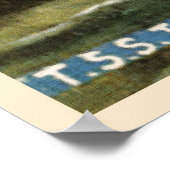 Watercolor White Star line TSS Titanic ポスター (角)