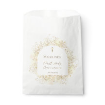 watercolor white yellow flowers First Communion