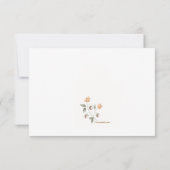 Watercolor Wild Hazel Sympathy Thank You Card サンキューカード (裏面)