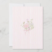 Watercolor Wildflower  Baby in Bloom Baby shower 招待状 (裏面)