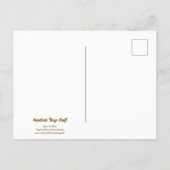 Watercolor wildflower barberry postcard ポストカード (裏面)