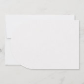 Watercolor Wildflower Garden Wedding  招待状 (裏面)