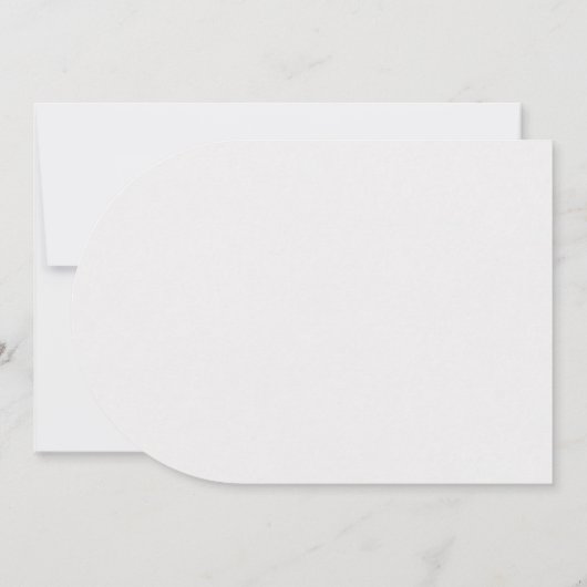 Watercolor Wildflower Garden Wedding  招待状 (裏面)