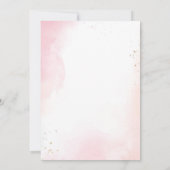  Watercolor wildflower graduation brunch invitatio 招待状 (裏面)