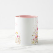 Watercolor Wildflower Meadow "Bloom" マグカップ (中央)