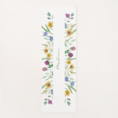 Watercolor Wildflower Personalized  ヨガマット (正面)