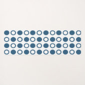 Watercolor Wildflower Poppy Daisy ヨガマット (裏面(横))